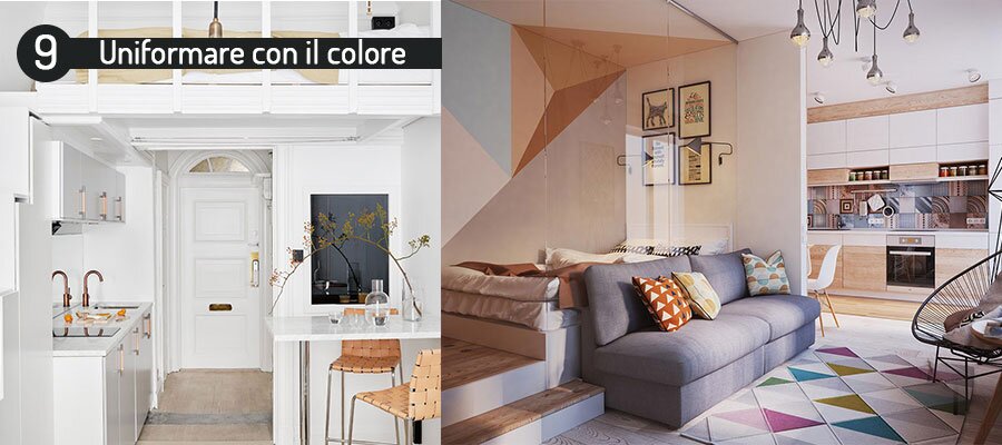 palette colori scegliere i colori giusti per un monolocale