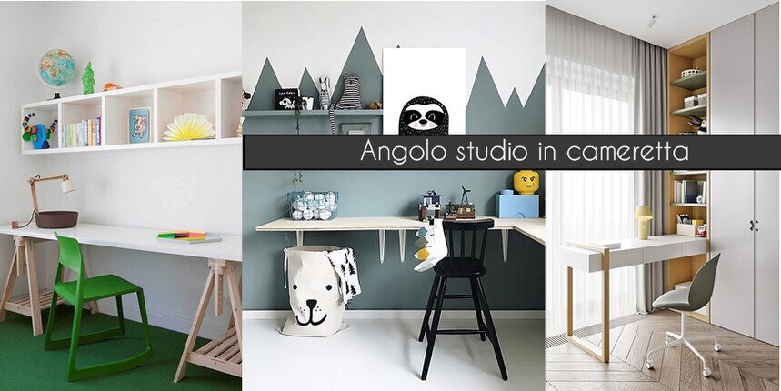Angolo studio in cameretta Angolo studio in cameretta