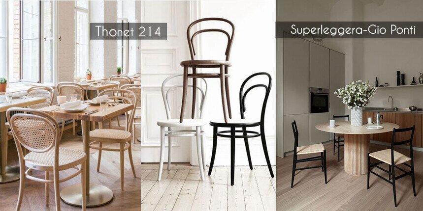 sedie di design sedie famose-thonet-superleggera