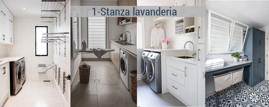 stanza lavanderia progettare una lavanderia