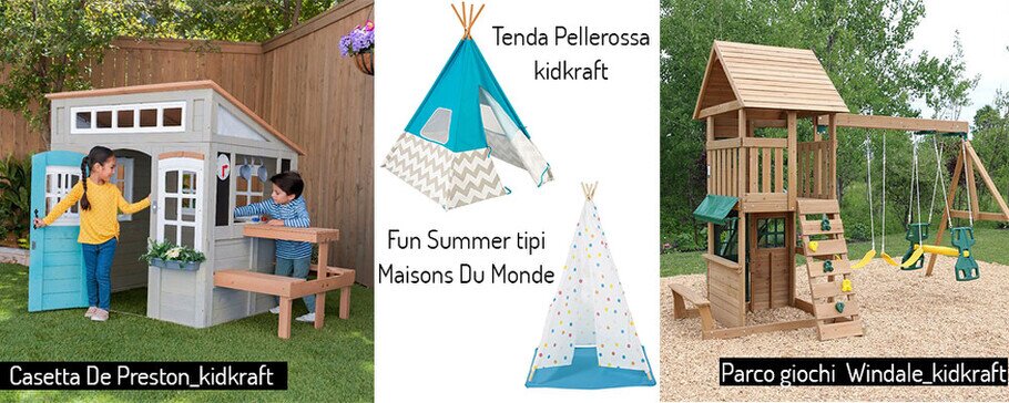 Arredi Outdoor Arredi Outdoor per bambini