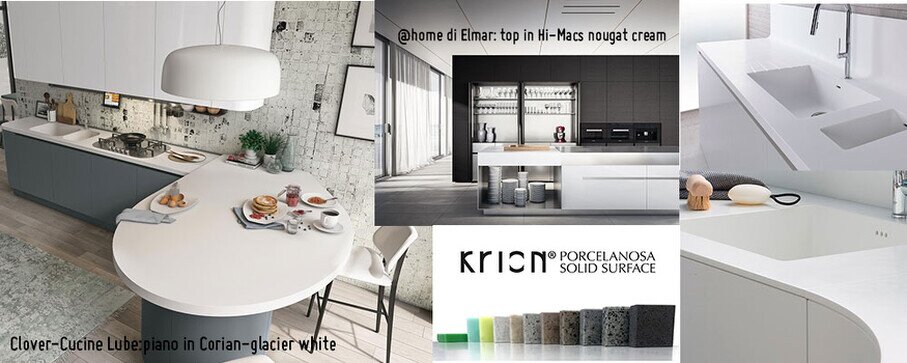 cucine in krion e corian