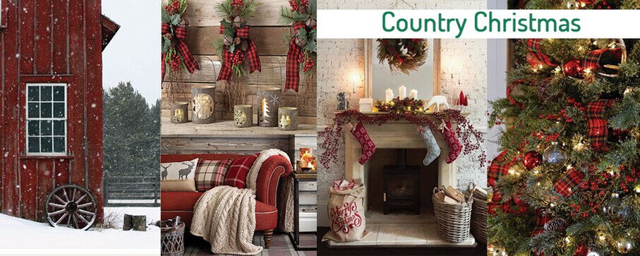 country christmas natale in stile country