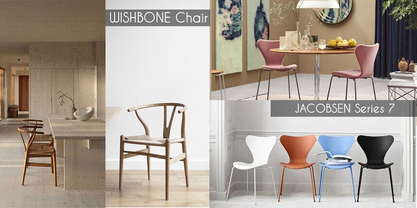 sedie famose design nordico jacobsen serie 7