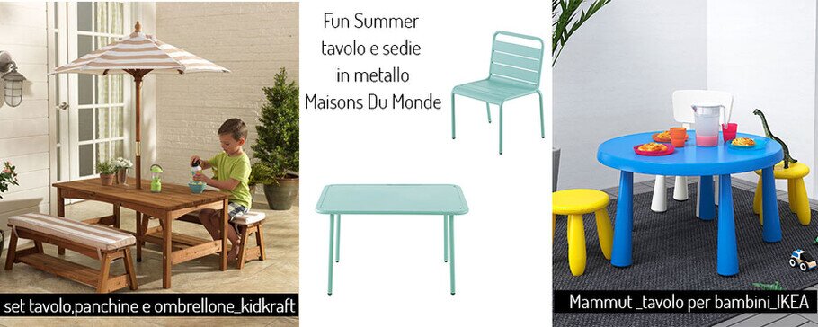 Arredi Outdoor per bambini Arredi Outdoor per bambini