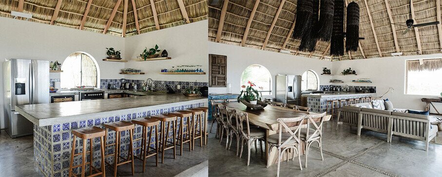 Villa boho-chic in messico
