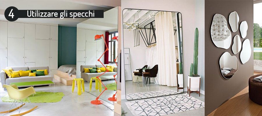 arredare con gli specchi