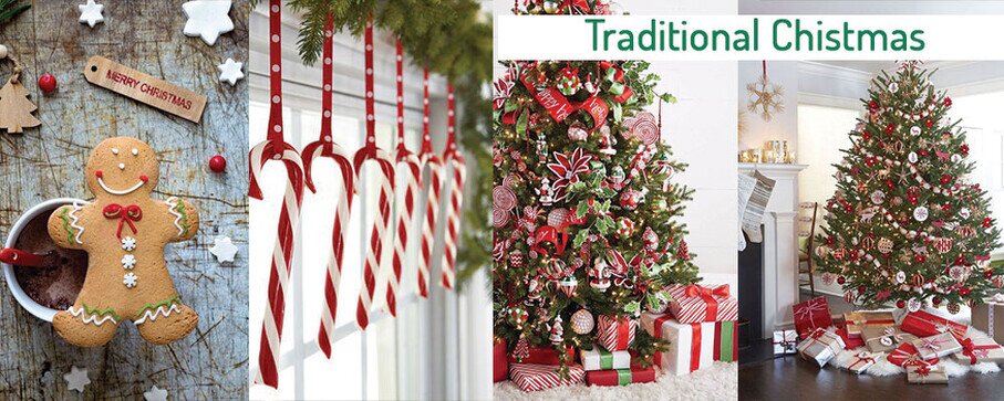 traditional christmas Decorazioni Natalizie